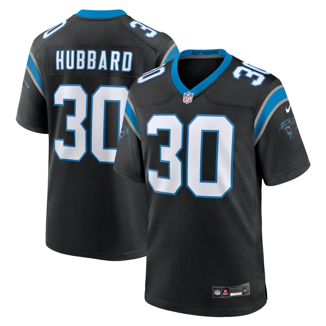 Carolina Panthers Chuba Hubbard Blue Alternate Game Jersey | NFL Football Jersey