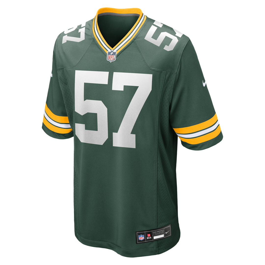 Green Bay Packers Brenton Cox Jr. Green Game Jersey | NFL Football Jersey