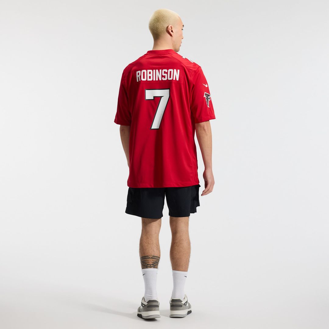 Atlanta Falcons Bijan Robinson White Game Jersey | NFL Football Jersey