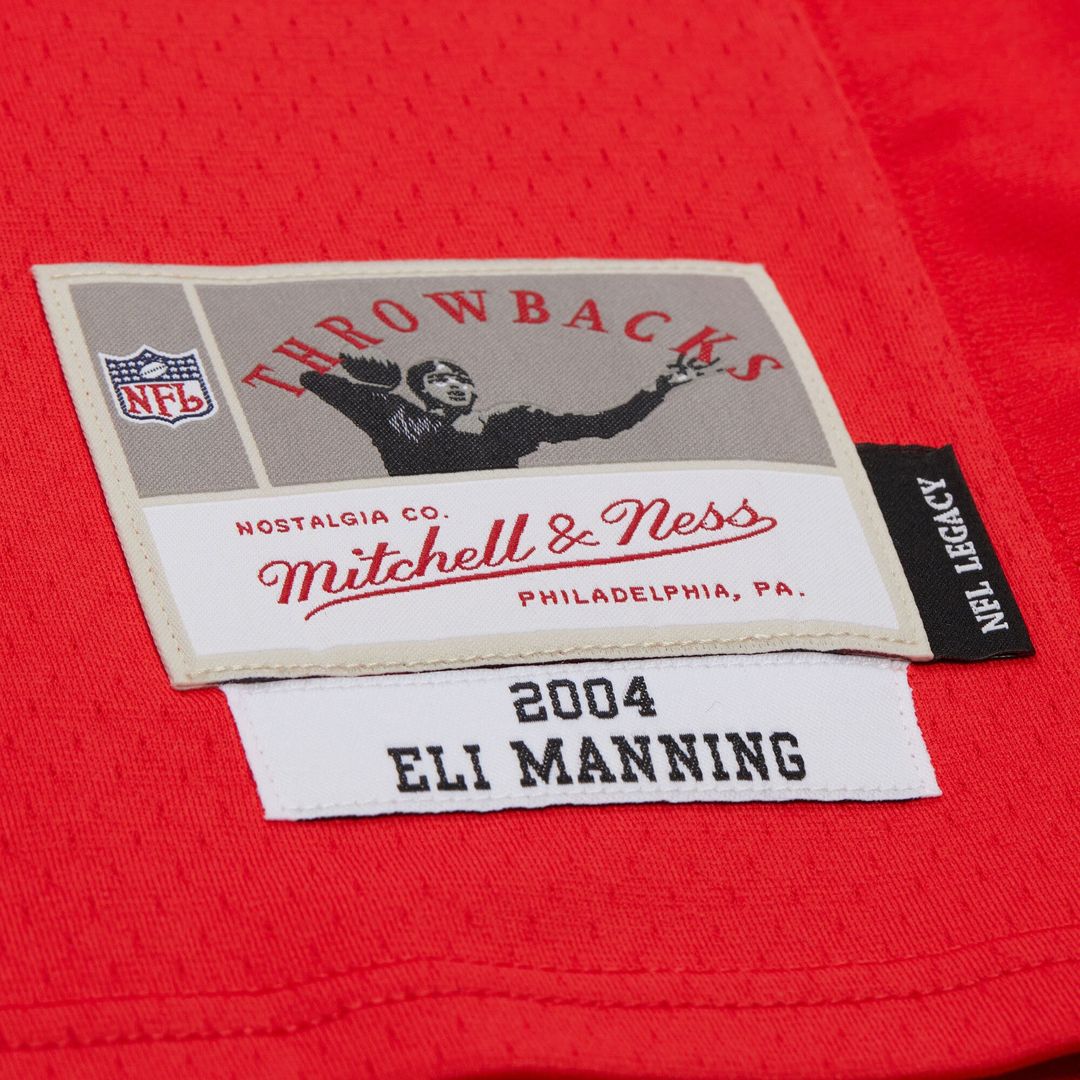 New York Giants Eli Manning Red 2004 Team Legacy Retired Player Big & Tall Jersey | NFL Football Jersey