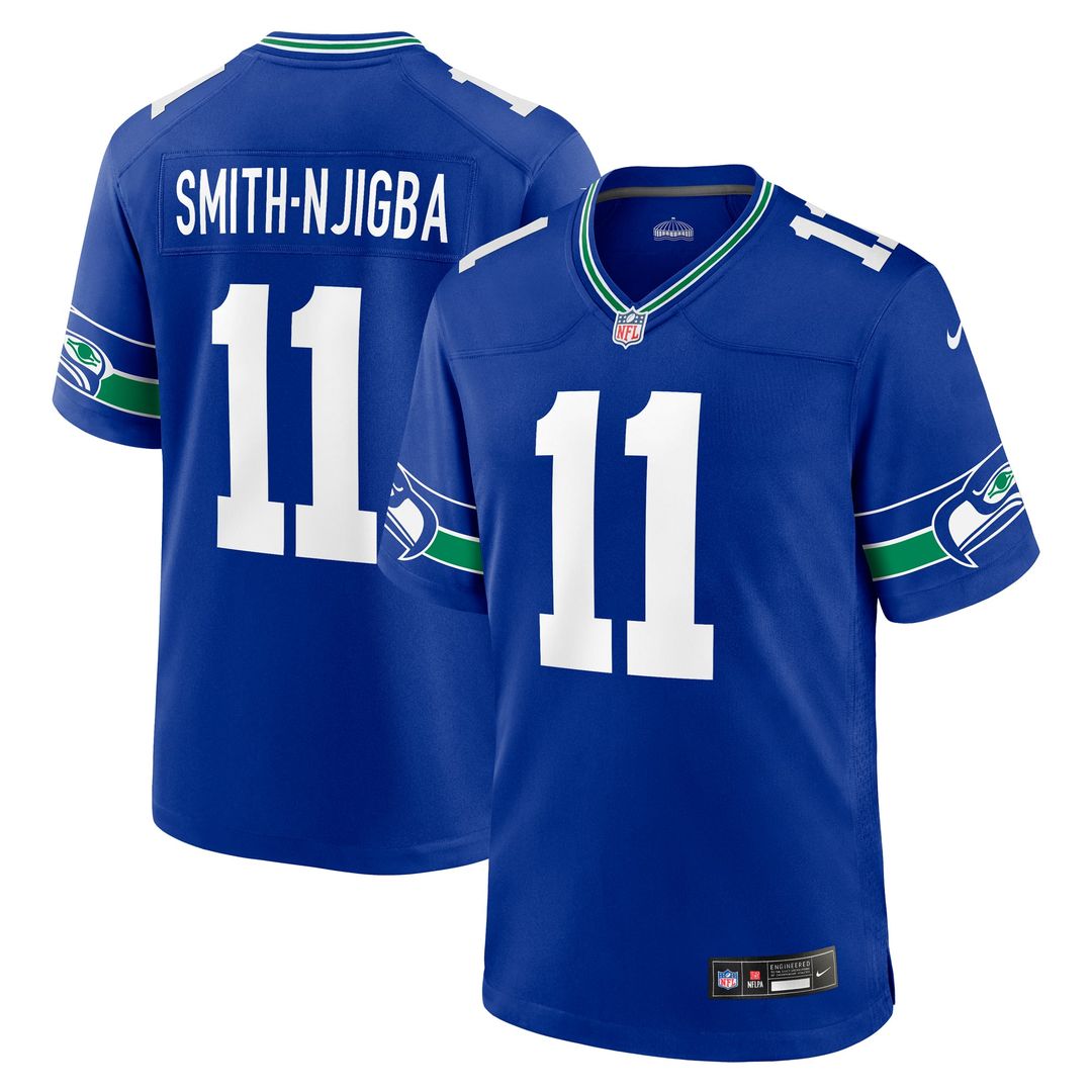 Seattle Seahawks Jaxon Smith-Njigba White Game Jersey | NFL Football Jersey