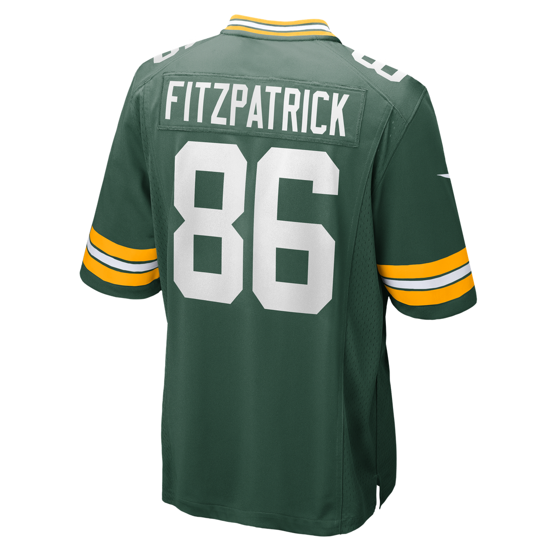 Green Bay Packers John FitzPatrick Green Team Game Jersey | NFL Football Jersey