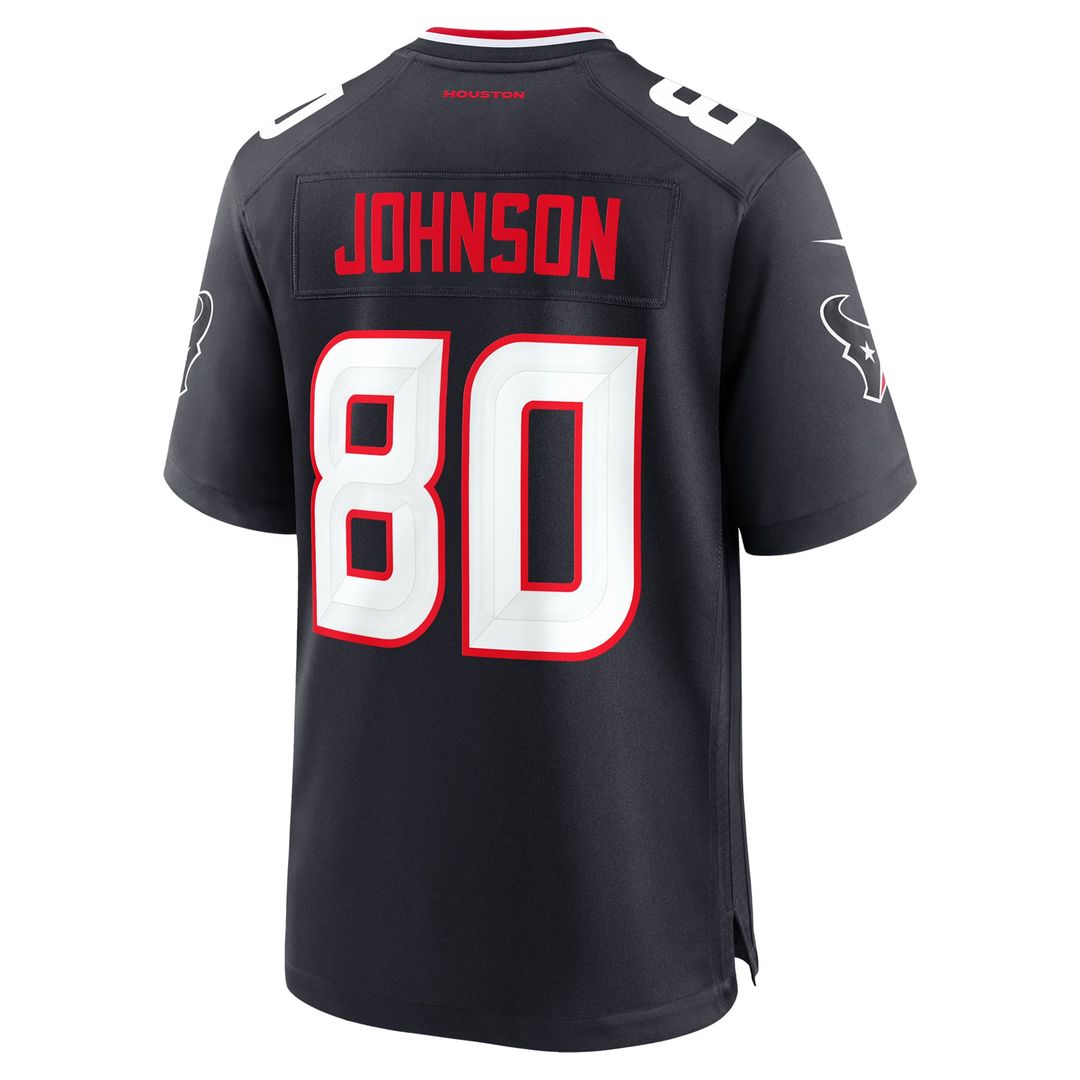 Houston Texans Andre Johnson Navy Team Retired Player Game Jersey | NFL Football Jersey