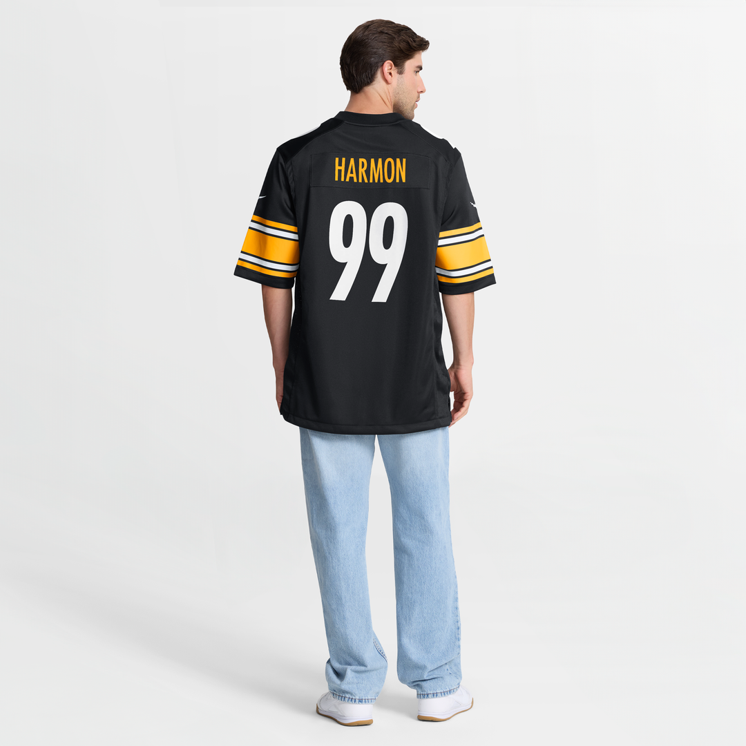 Pittsburgh Steelers Derrick Harmon Black Game Player Jersey | NFL Football Jersey
