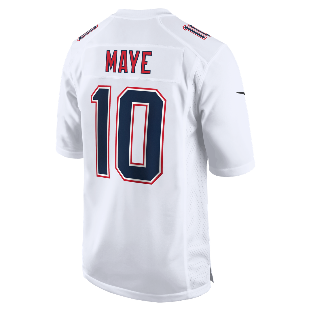 New England Patriots Drake Maye Carbon Black Game Jersey | NFL Football Jersey