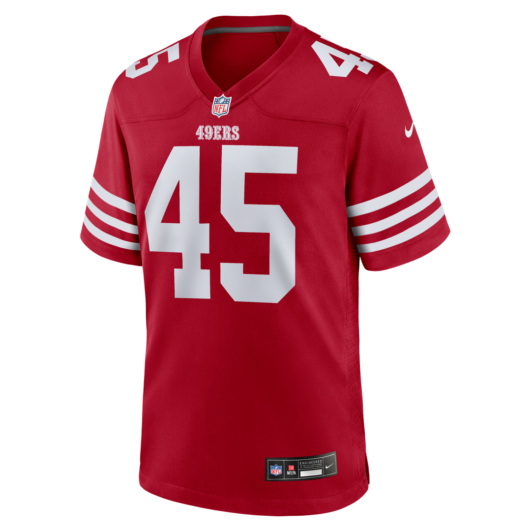 San Francisco 49ers Nick Martin Scarlet Team Game Jersey | NFL Football Jersey