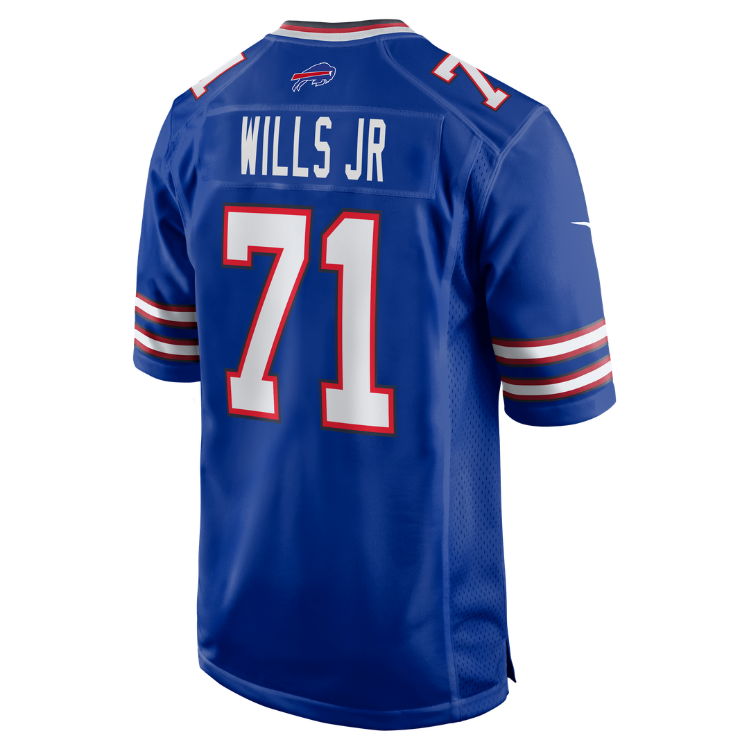 Buffalo Bills Jedrick Wills Jr. Royal Team Game Jersey | NFL Football Jersey