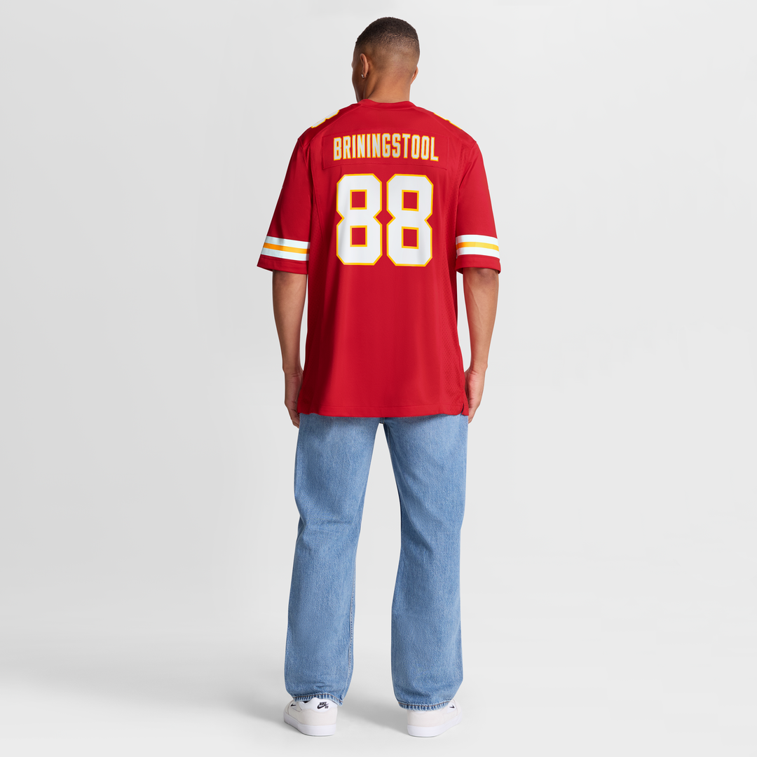 Kansas City Chiefs Jake Briningstool Red Team Game Jersey | NFL Football Jersey