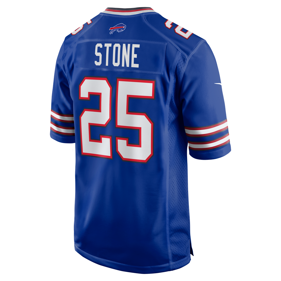 Buffalo Bills Geno Stone Royal Team Game Jersey | NFL Football Jersey