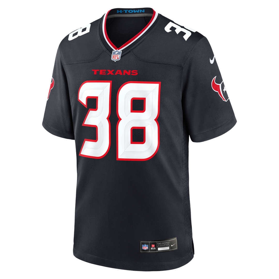 Houston Texans Kai Kroeger Navy Team Game Jersey | NFL Football Jersey