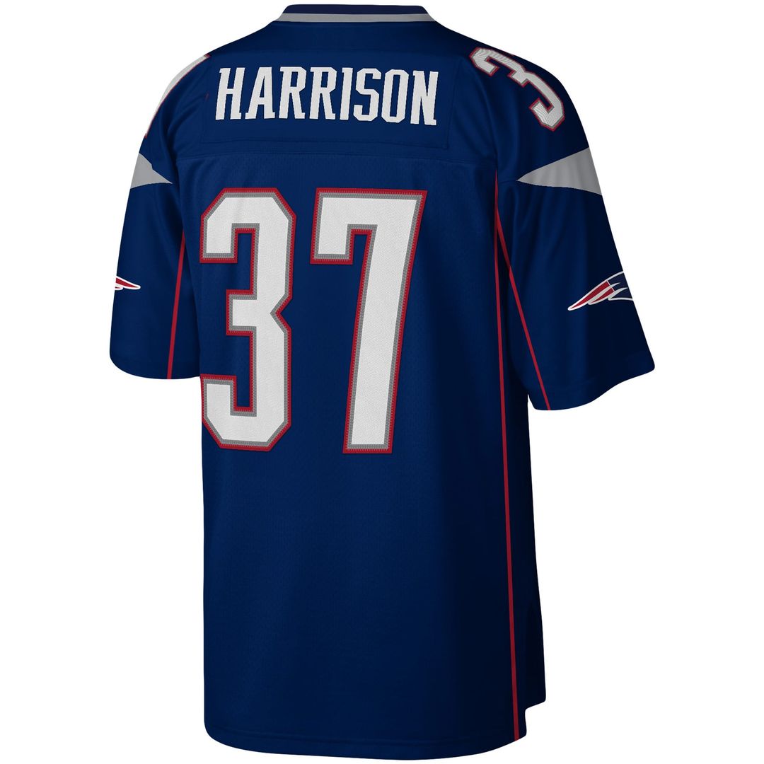 New England Patriots Rodney Harrison Navy Legacy Replica Jersey | NFL Football Jersey