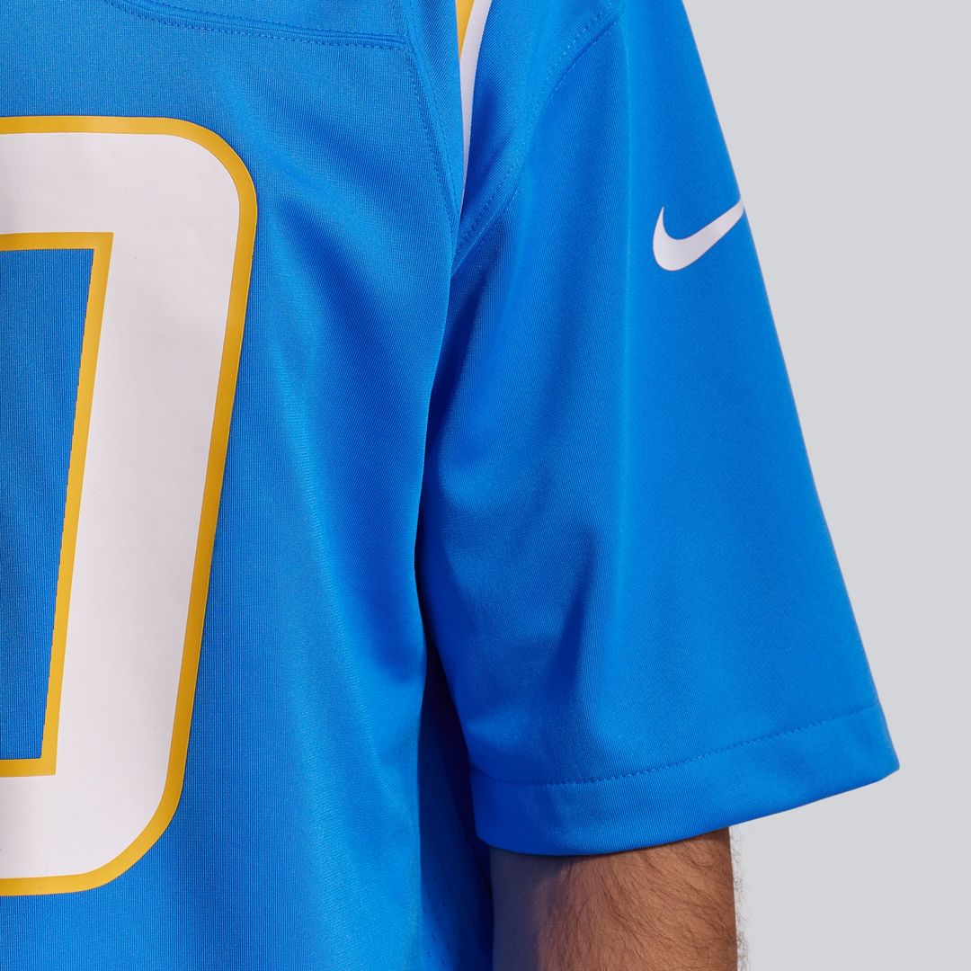 Los Angeles Chargers Justin Herbert Powder Blue Player Game Jersey | NFL Football Jersey