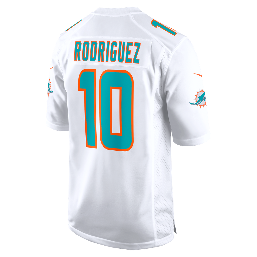 Miami Dolphins Jacob Rodriguez White Game Jersey | NFL Football Jersey