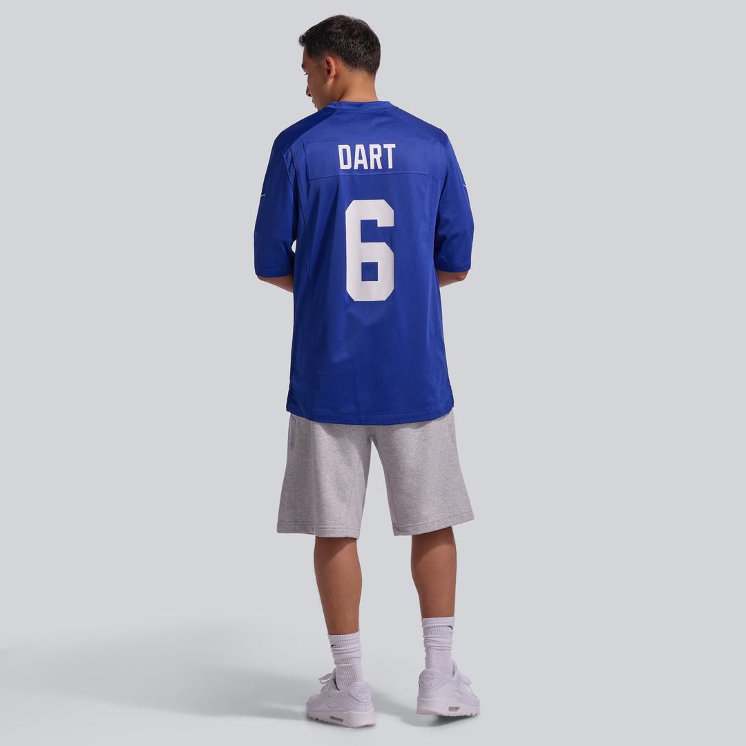 New York Giants Jaxson Dart Red Alternate Century Red Game Jersey | NFL Football Jersey