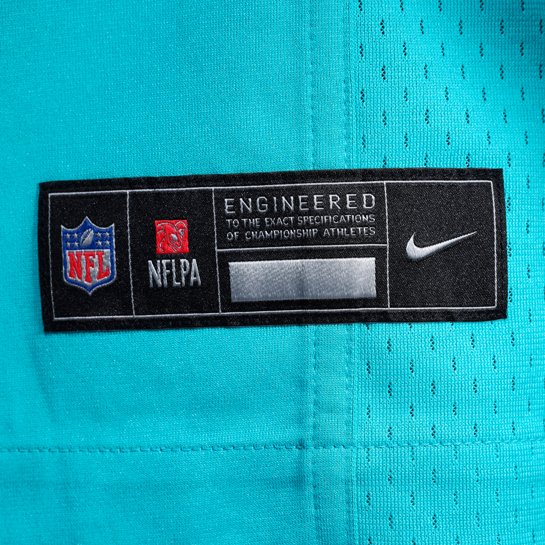 Miami Dolphins Kadyn Proctor Aqua Team Game Jersey | NFL Football Jersey