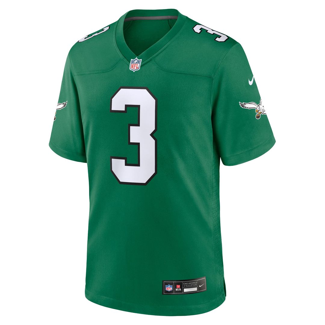 Philadelphia Eagles Nolan Smith Kelly Green Alternate Game Jersey | NFL Football Jersey