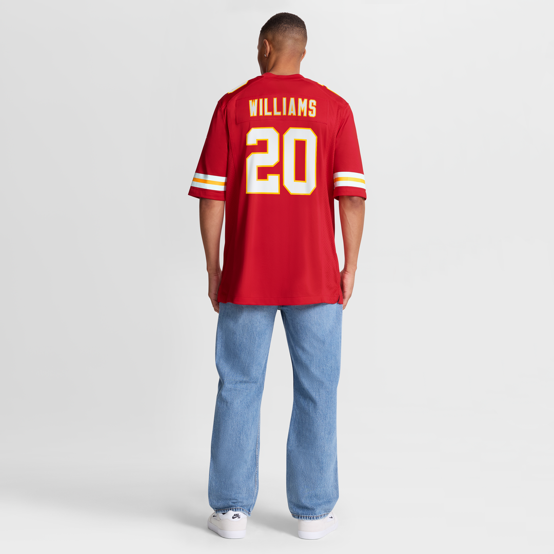 Kansas City Chiefs Nohl Williams Red Team Game Jersey | NFL Football Jersey