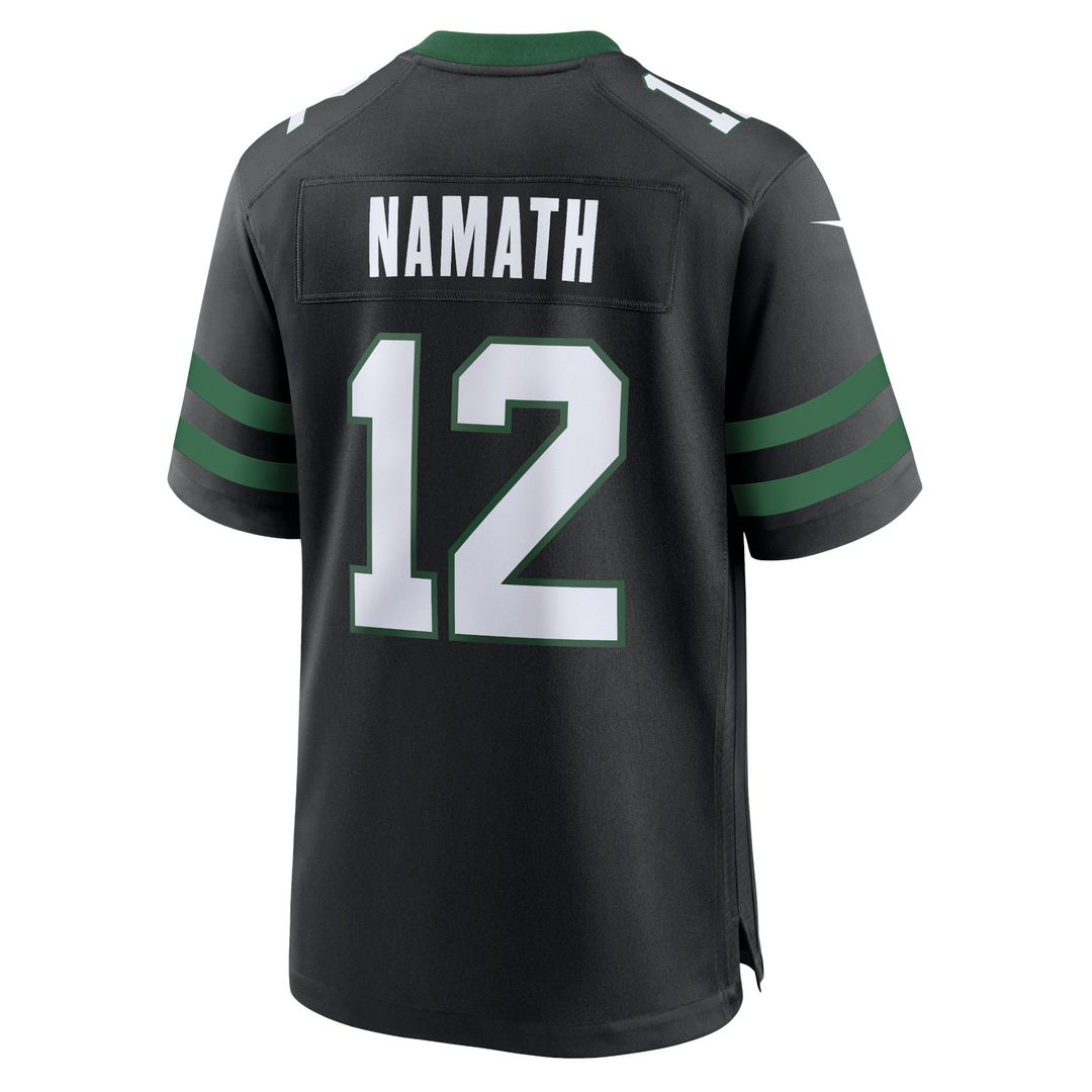 New York Jets Joe Namath White Classic Alternate Retired Player Game Jersey | NFL Football Jersey