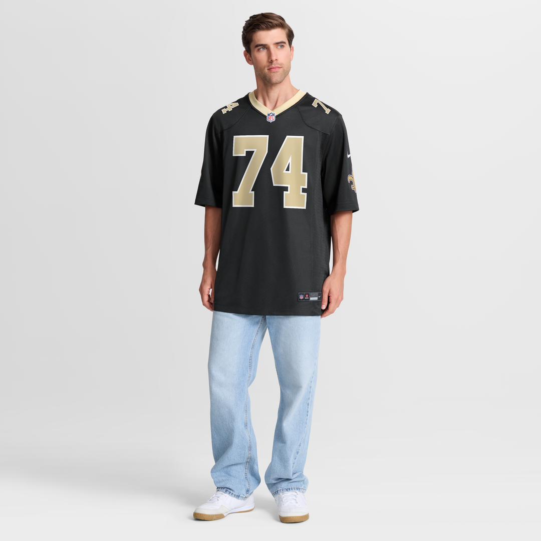 New Orleans Saints Xavier Truss Black Team Game Jersey | NFL Football Jersey