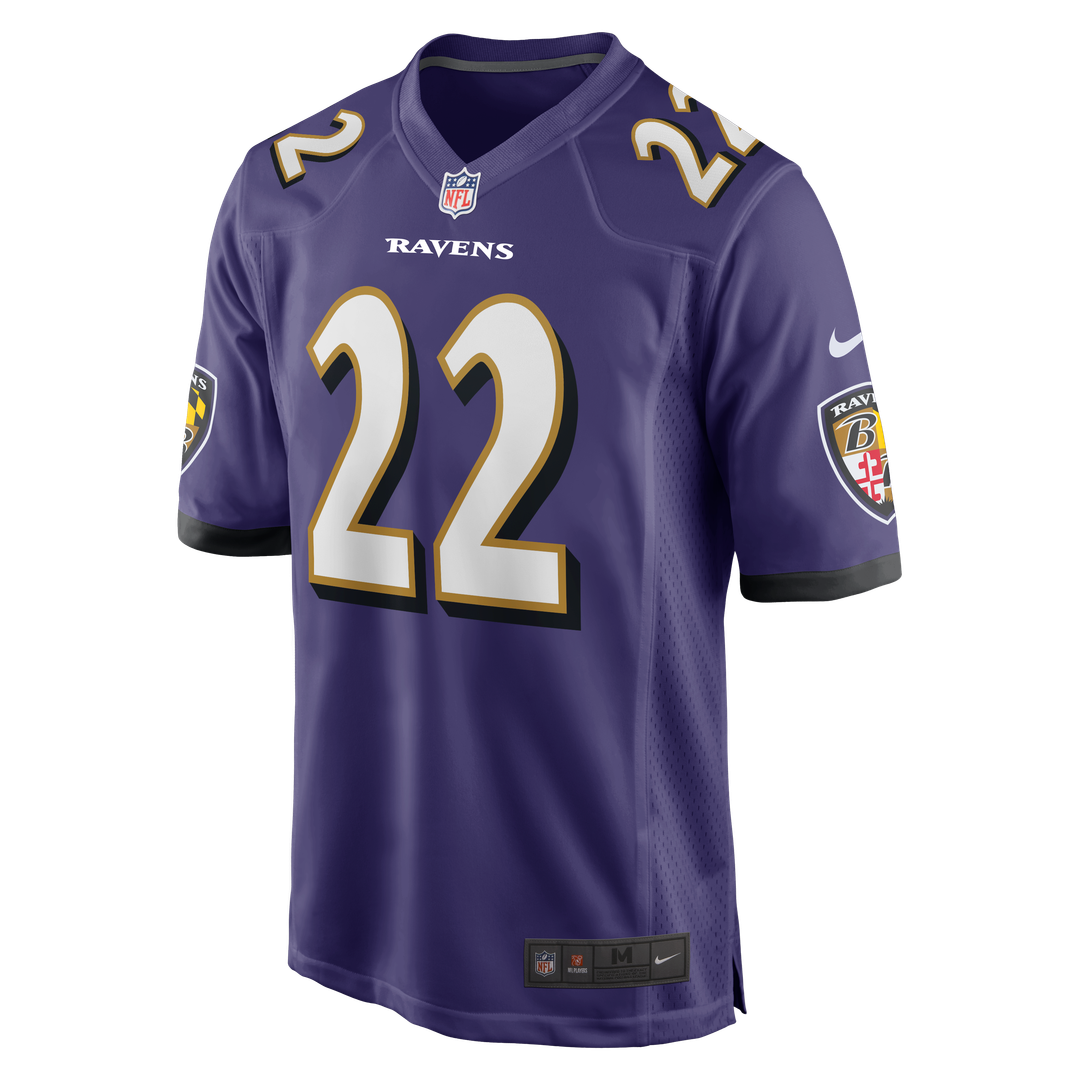 Baltimore Ravens Derrick Henry Purple Game Player Jersey | NFL Football Jersey