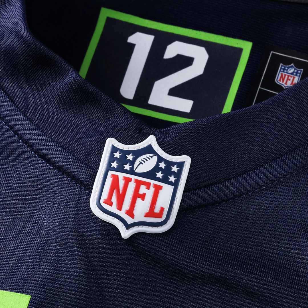Seattle Seahawks DeMarcus Lawrence College Navy Team Game Jersey | NFL Football Jersey