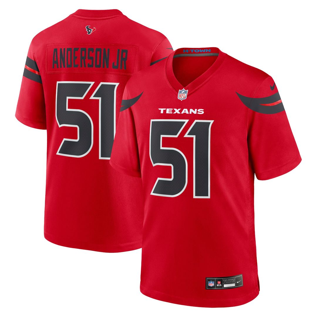 Houston Texans Will Anderson Jr. White Game Jersey | NFL Football Jersey