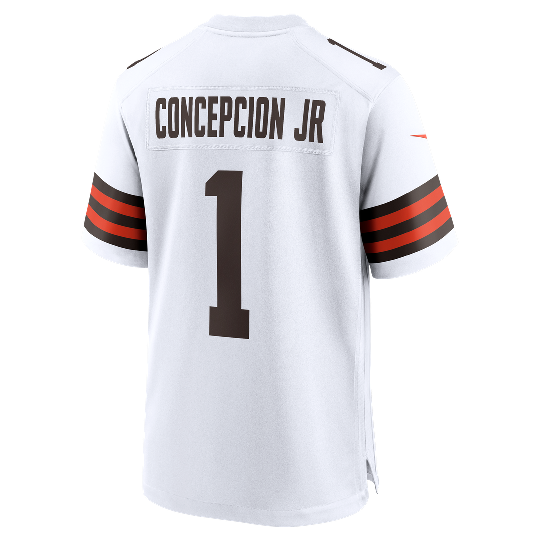 Cleveland Browns KC Concepcion Jr. White Game Jersey | NFL Football Jersey