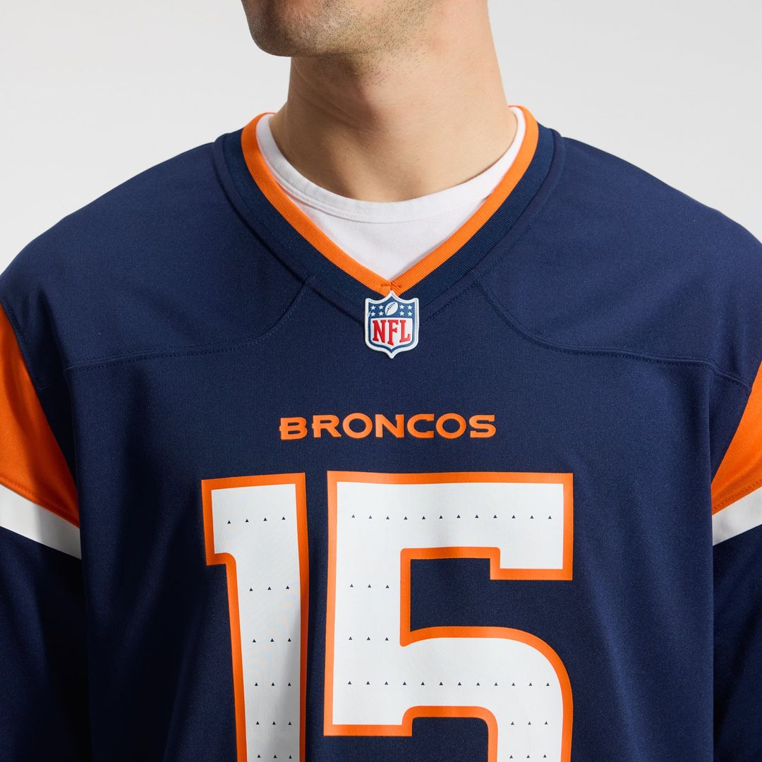 Denver Broncos Nik Bonitto Orange Team Game Jersey | NFL Football Jersey
