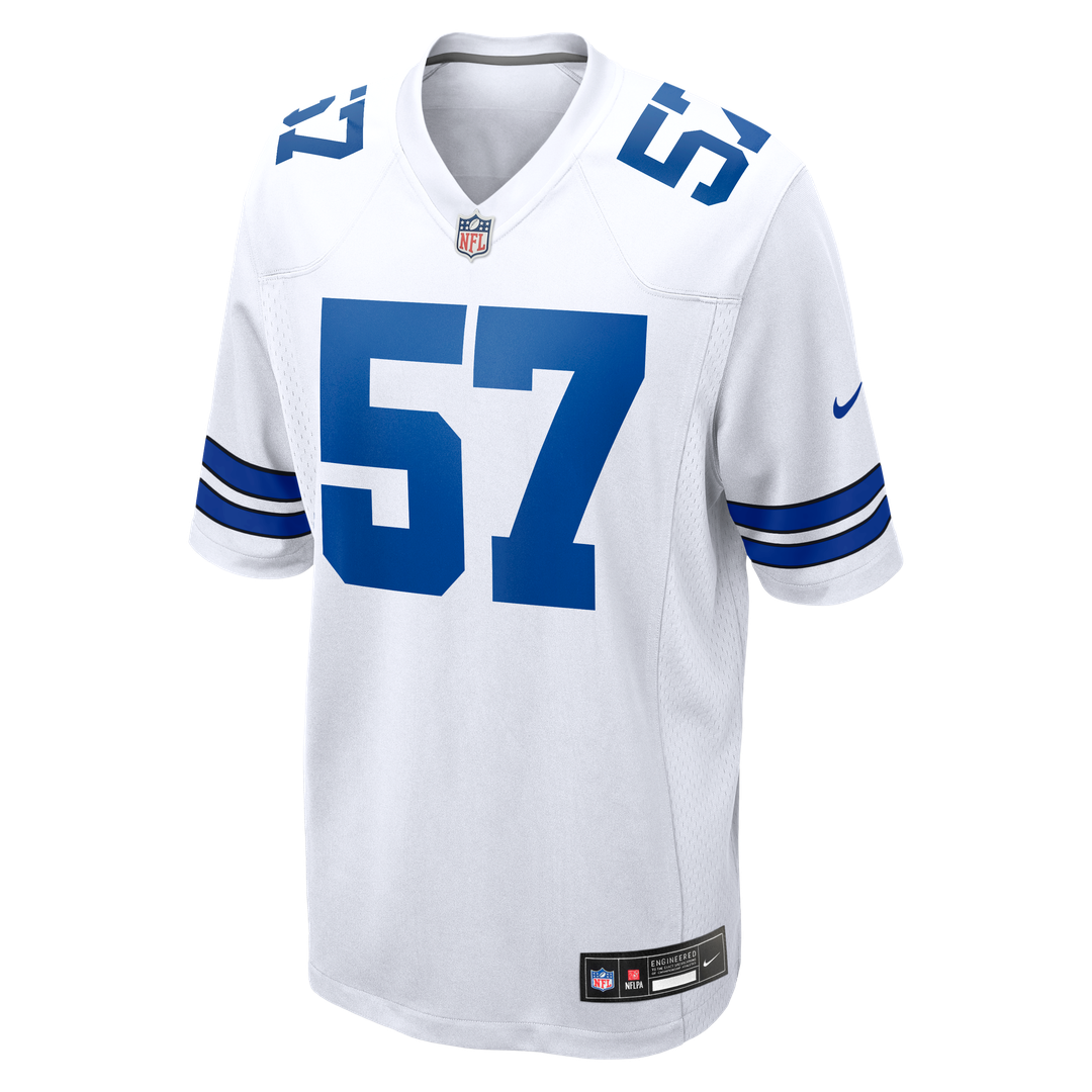 Dallas Cowboys Malachi Lawrence White Game Jersey | NFL Football Jersey