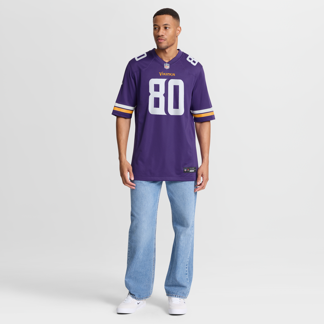 Minnesota Vikings Cris Carter Purple Game Retired Player Jersey | NFL Football Jersey