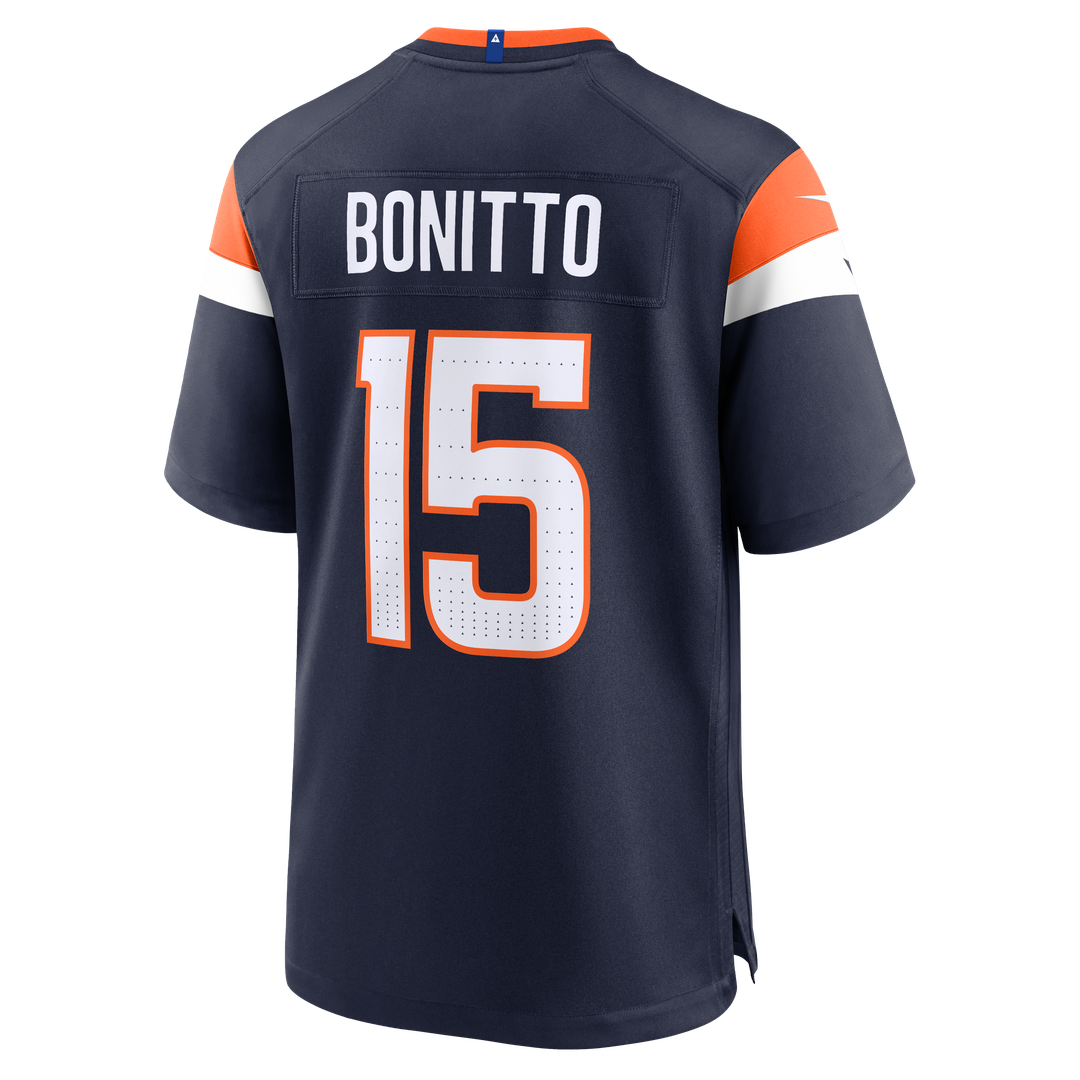 Denver Broncos Nik Bonitto Orange Team Game Jersey | NFL Football Jersey