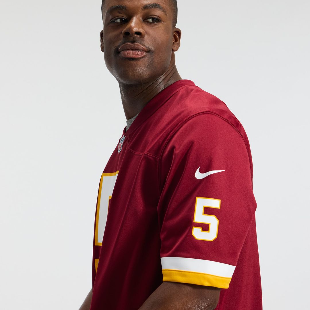 Washington Commanders Jayden Daniels Burgundy Game Jersey | NFL Football Jersey