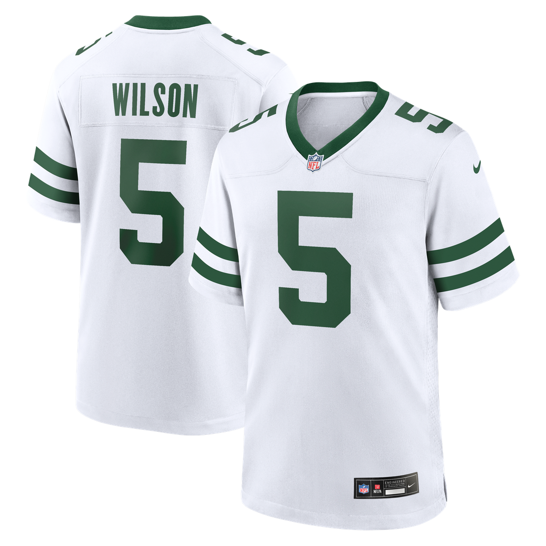 New York Jets Garrett Wilson Legacy Green Game Jersey | NFL Football Jersey