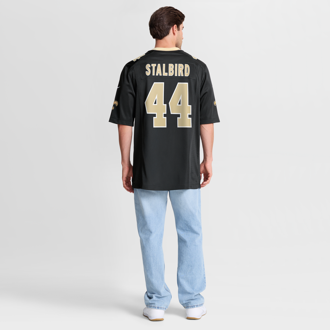 New Orleans Saints Isaiah Stalbird Black Team Game Jersey | NFL Football Jersey