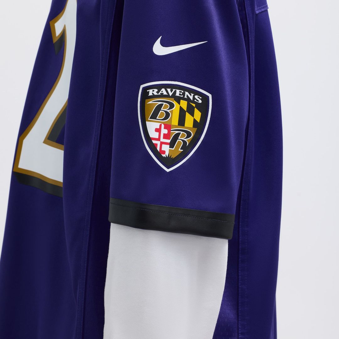 Baltimore Ravens Derrick Henry Purple Game Player Jersey | NFL Football Jersey