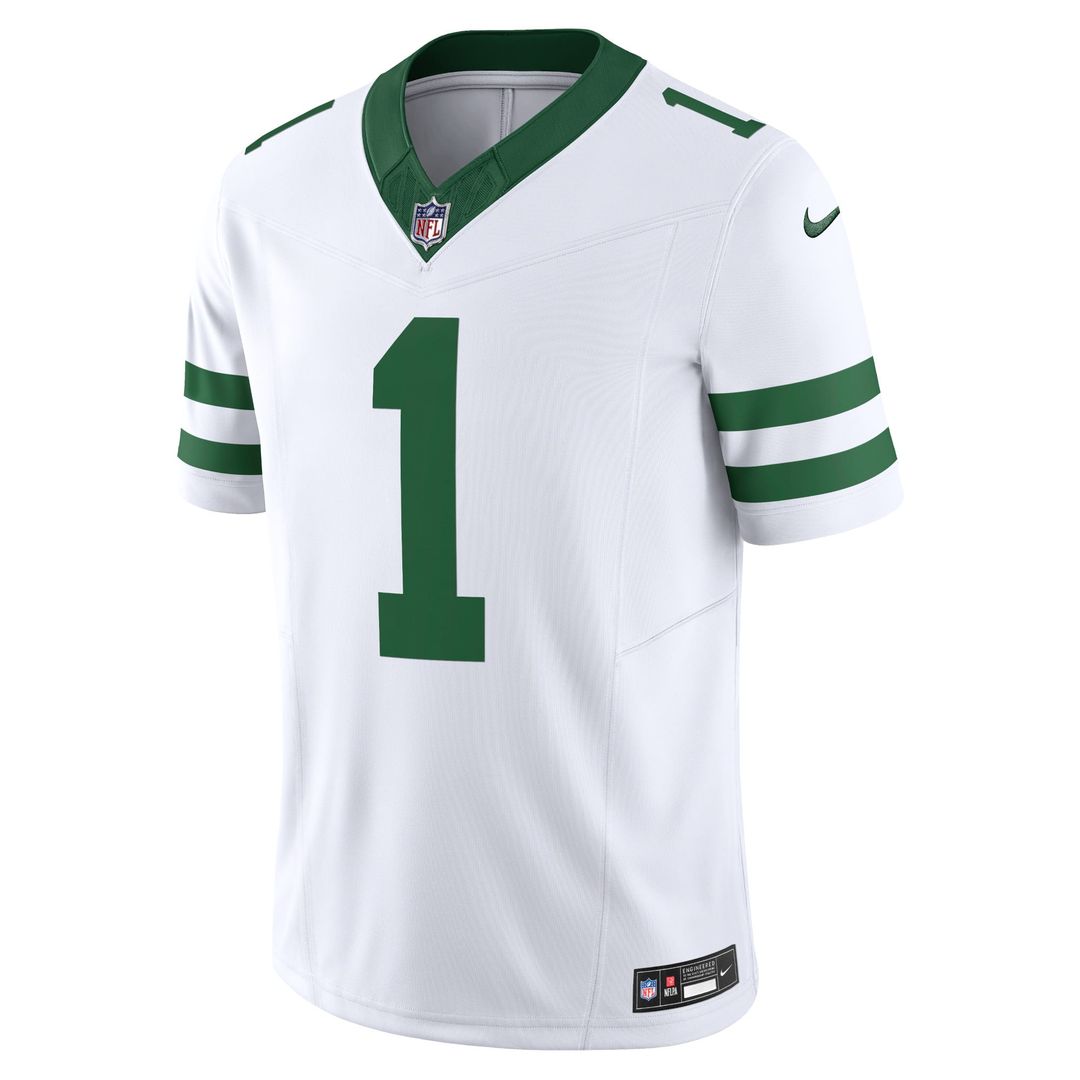 New York Jets Ahmad Sauce Gardner Legacy White Vapor F.U.S.E. Limited Jersey | NFL Football Jersey