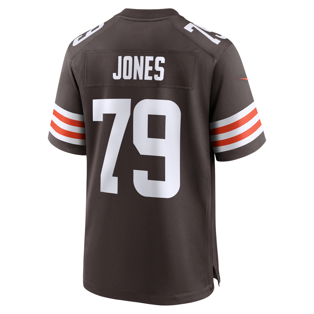 Cleveland Browns Dawand Jones Brown Team Game Jersey | NFL Football Jersey