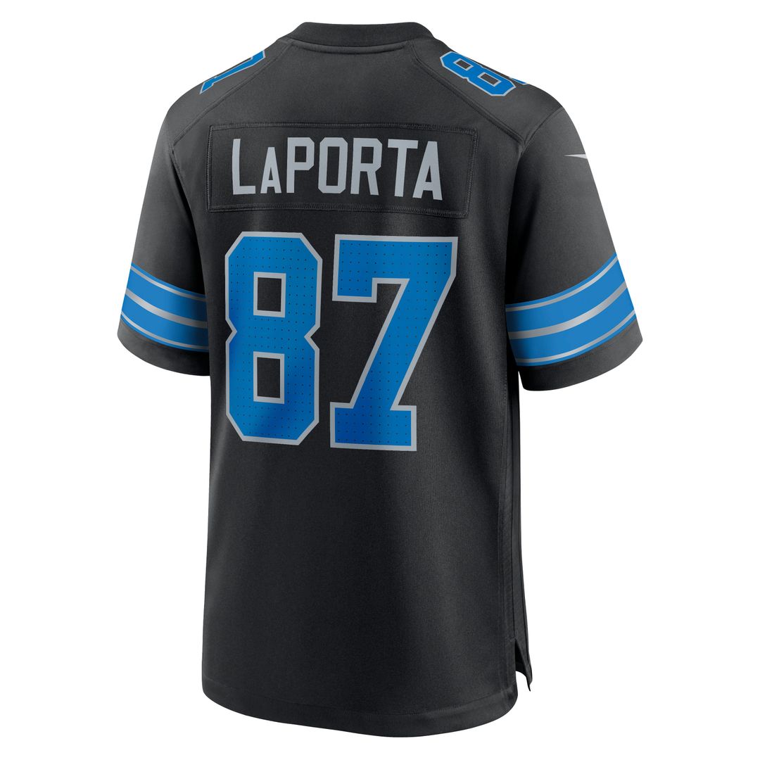 Detroit Lions Sam LaPorta White White Game Jersey | NFL Football Jersey