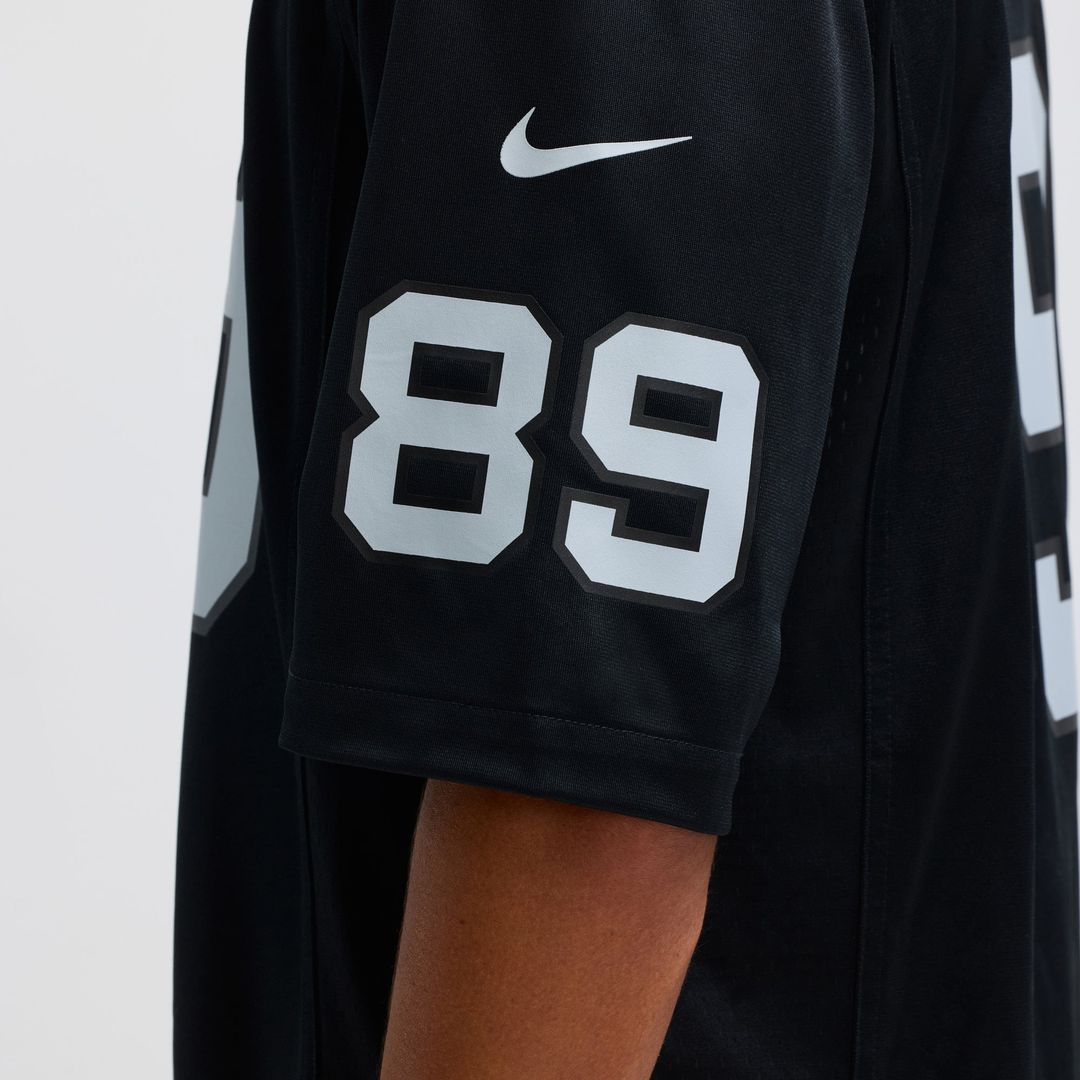 Las Vegas Raiders Brock Bowers Black Player Game Jersey | NFL Football Jersey