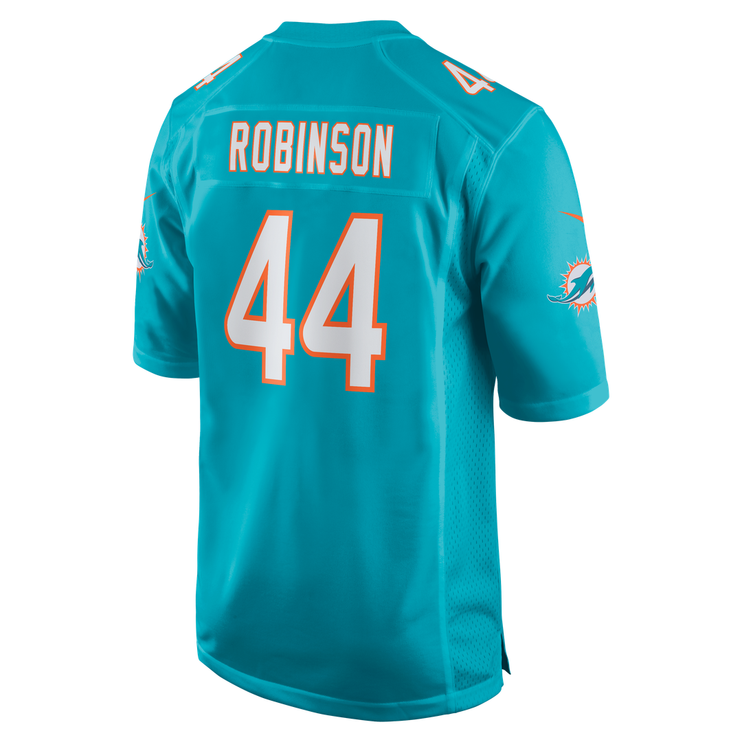 Miami Dolphins Chop Robinson Aqua Game Jersey | NFL Football Jersey