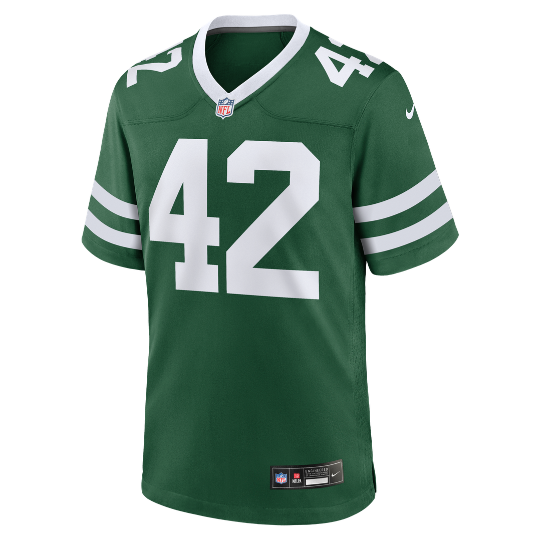 New York Jets Thomas Hennessy Legacy Green Team Game Jersey | NFL Football Jersey