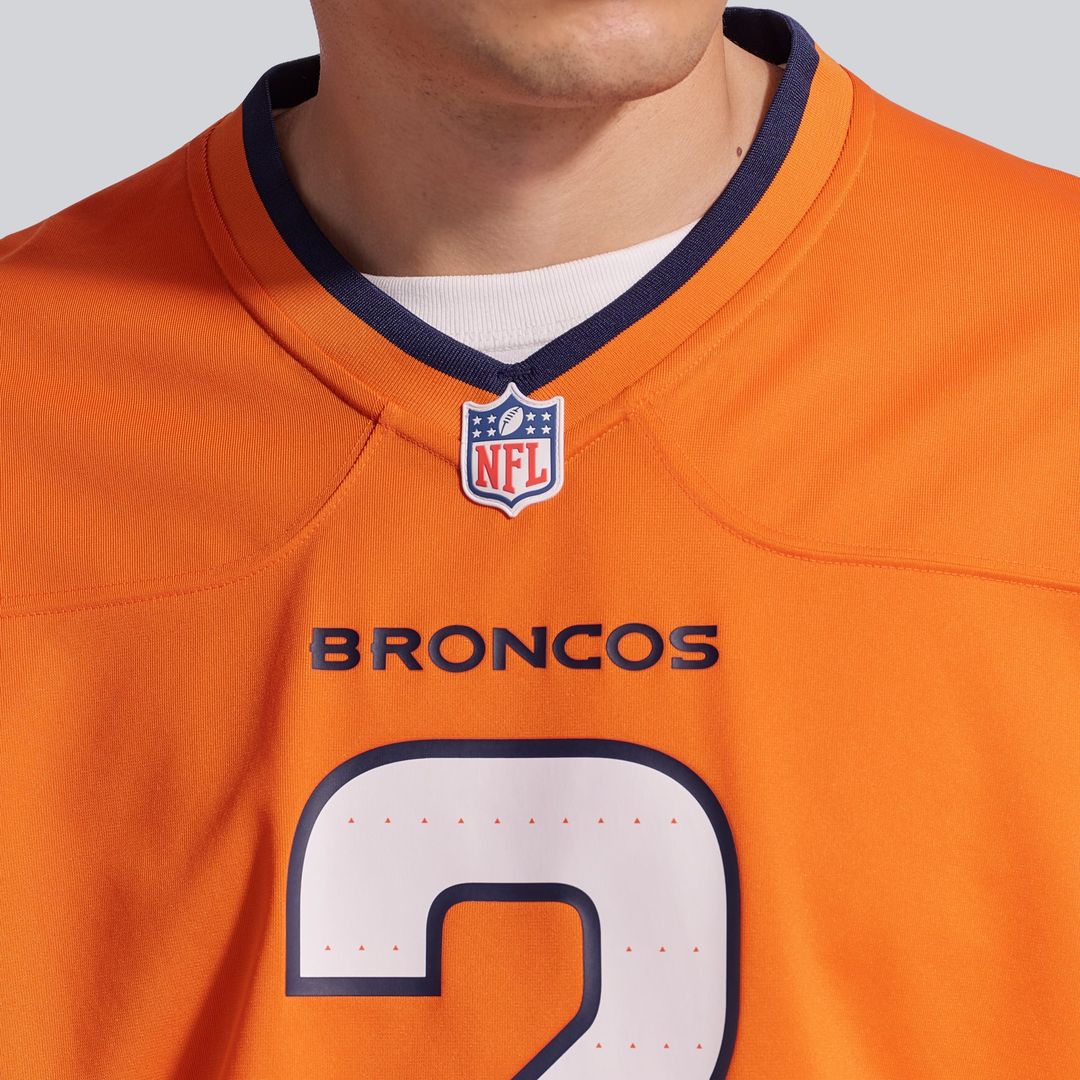Denver Broncos Patrick Surtain II Orange Team Game Jersey | NFL Football Jersey