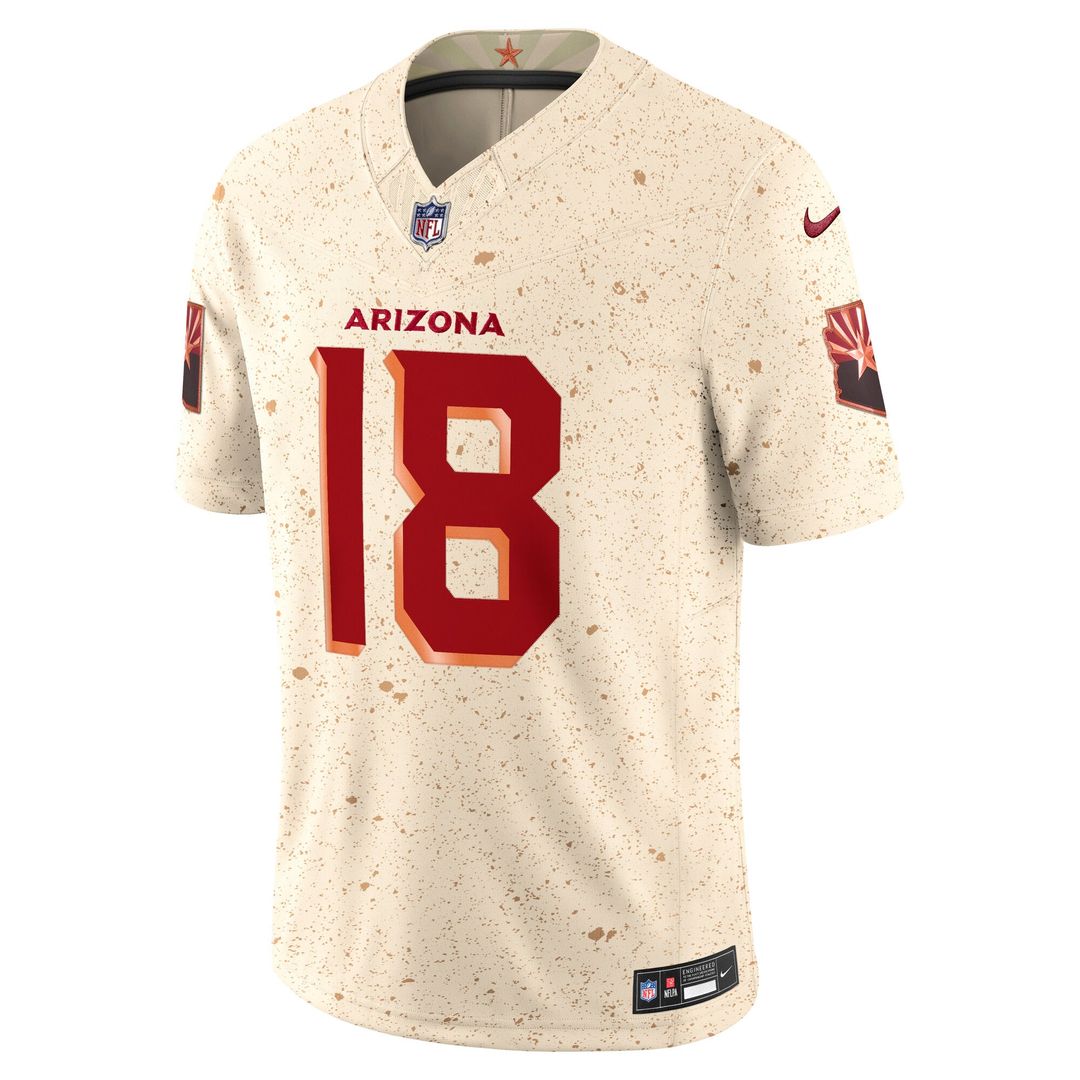 Arizona Cardinals Marvin Harrison Jr. Natural Rivalries Collection Stitched Limited Jersey | NFL Football Jersey