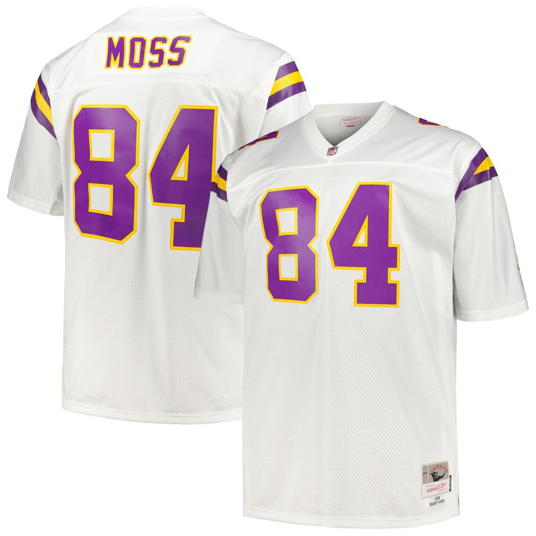 Minnesota Vikings Randy Moss Purple Big & Tall 1998 Retired Player Replica Jersey | NFL Football Jersey