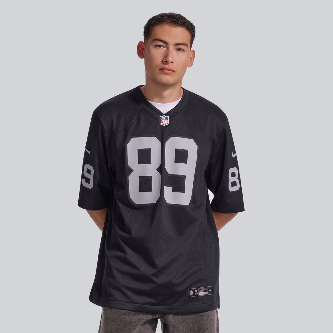 Las Vegas Raiders Brock Bowers Black Player Game Jersey | NFL Football Jersey