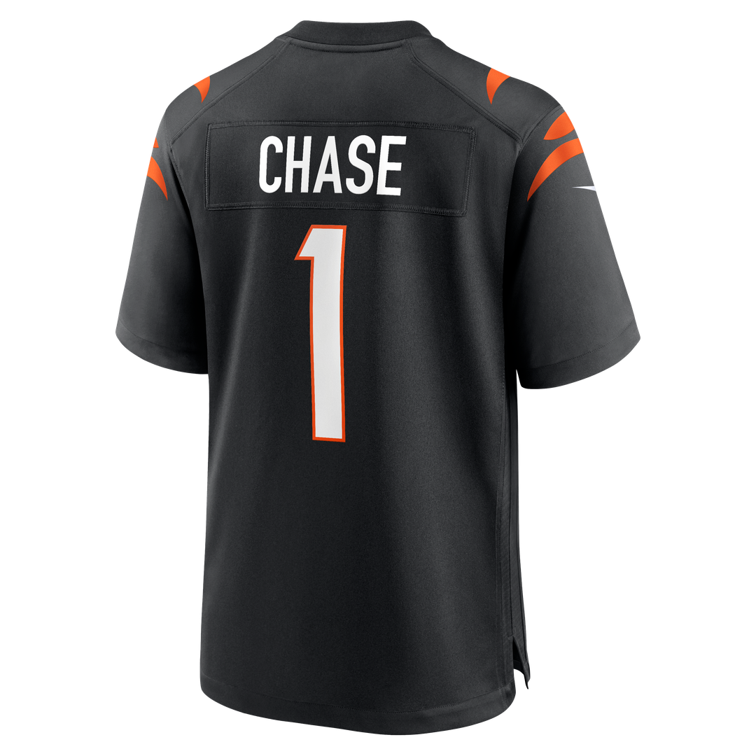 Cincinnati Bengals Ja'Marr Chase Orange Alternate Game Jersey | NFL Football Jersey