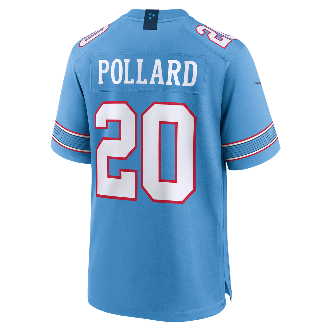 Tennessee Titans Tony Pollard Light Blue Game Jersey | NFL Football Jersey