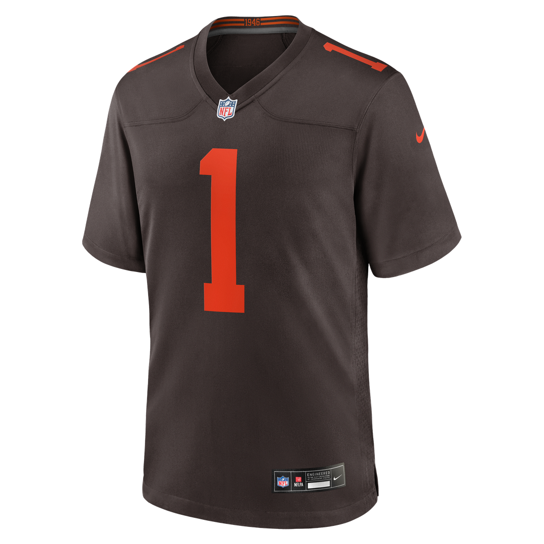 Cleveland Browns KC Concepcion Jr. White Game Jersey | NFL Football Jersey