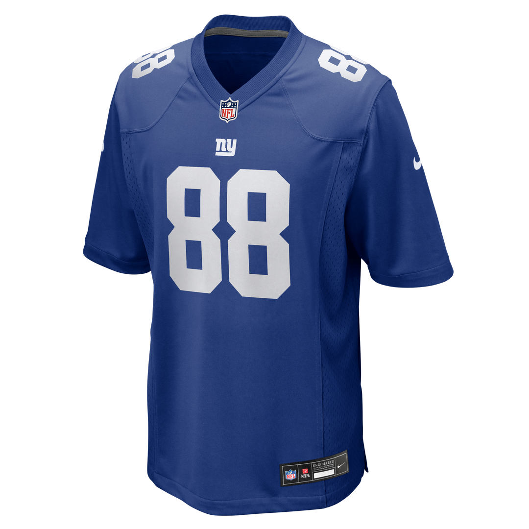 New York Giants Malachi Fields Royal Team Game Jersey | NFL Football Jersey