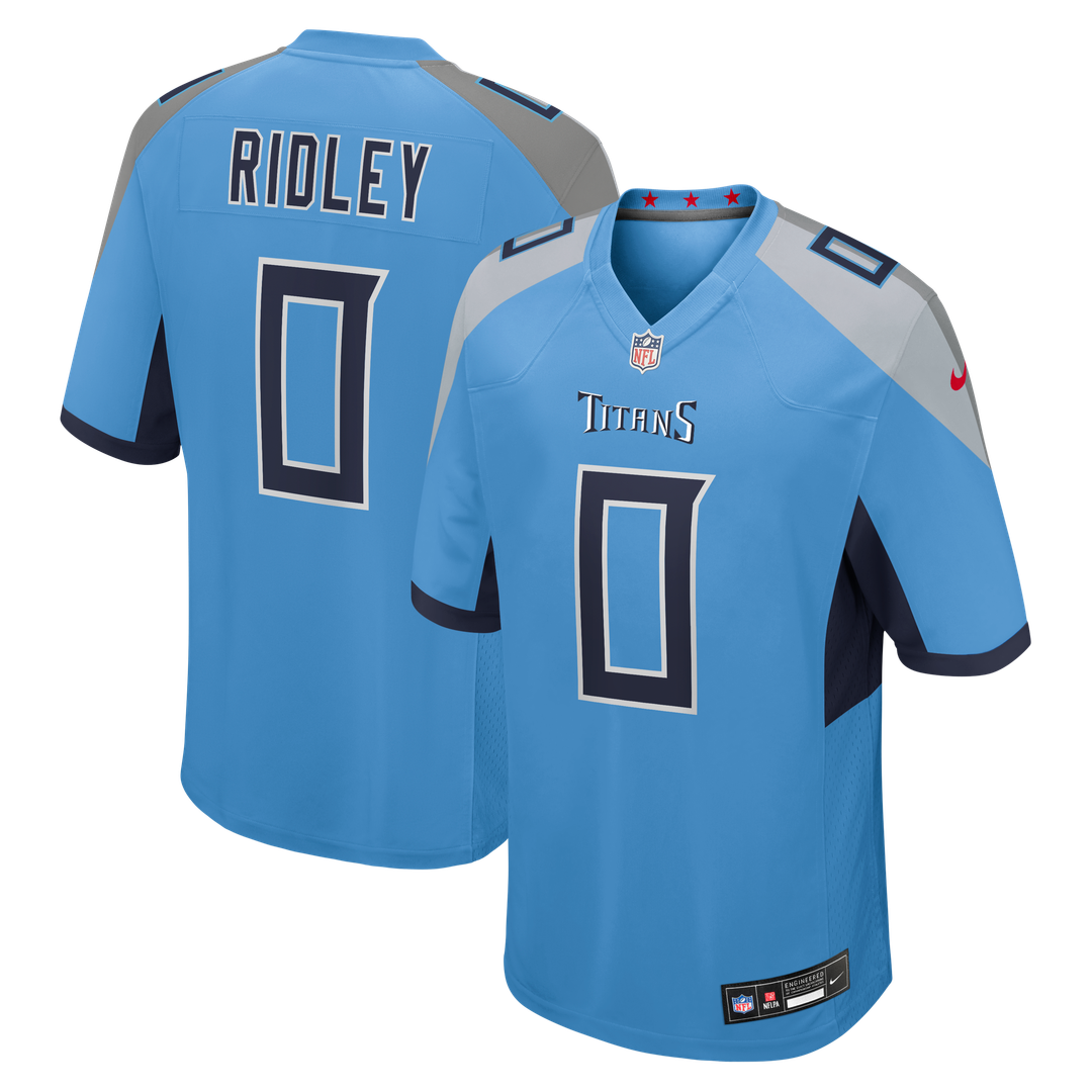 Tennessee Titans Calvin Ridley Light Blue Team Game Jersey | NFL Football Jersey